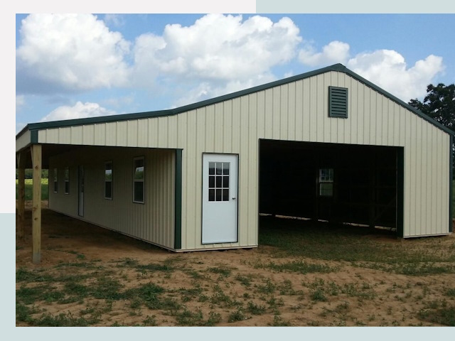 Строительство конюшен в Кольчугино