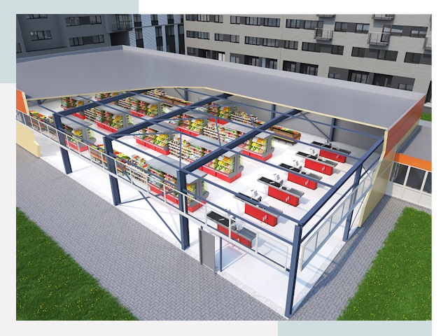 Строительство магазинов в Кольчугино от 610 руб. за м²