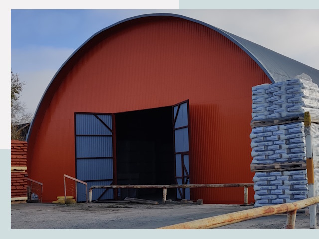 Полукруглые ангары по цене от 610 руб. в Кольчугино