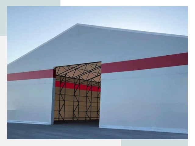 Быстровозводимые ангары в Кольчугино