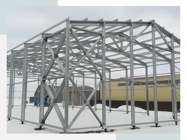 Каркасные ангары в Кольчугино