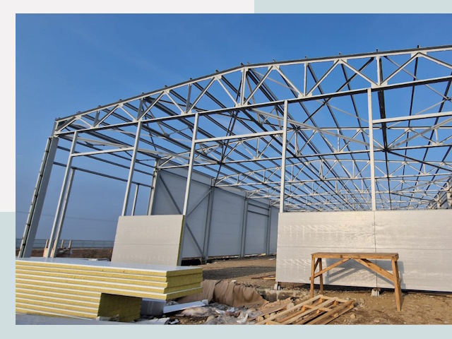 Утепленные ангары в Кольчугино от 610 руб. за м²