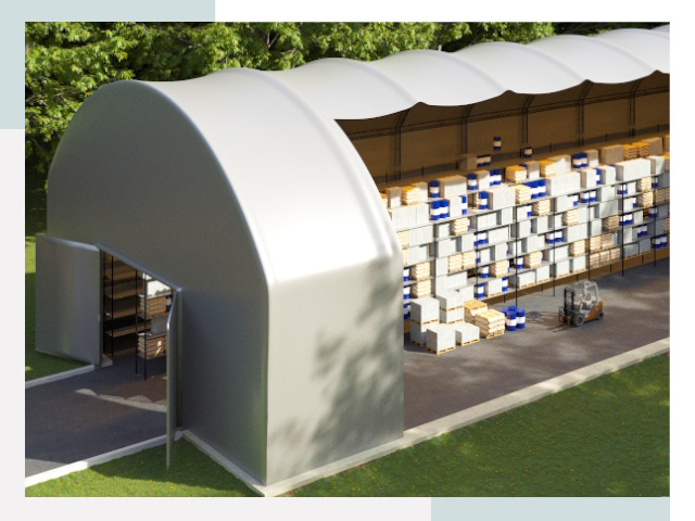 Тентовые ангары в Кольчугино