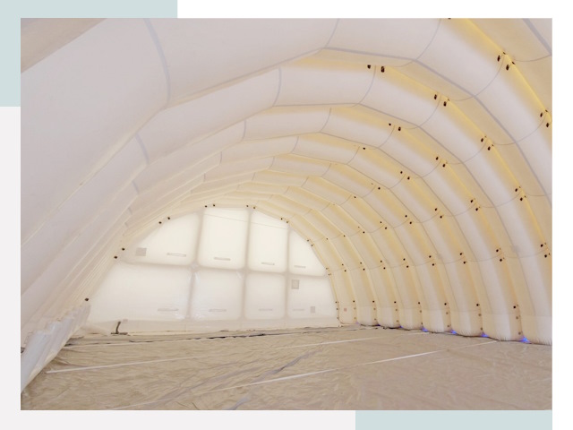 Пневмокаркасные ангары в Кольчугино