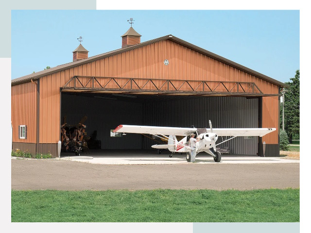 Ангары для самолетов в Кольчугино