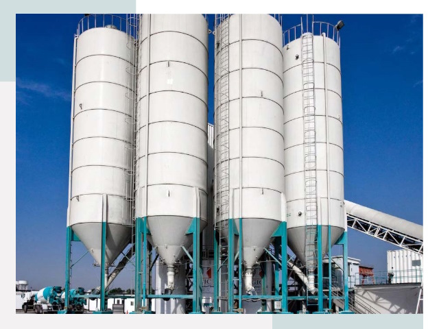 Строительство цементных силосов в Кольчугино