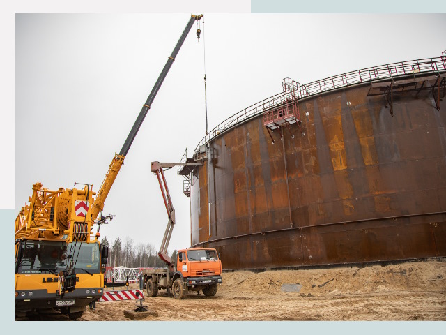 Монтаж резервуаров в Кольчугино от 610 руб. за м³