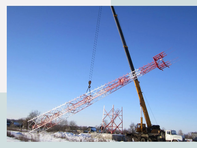 Строительство башен связи в Кольчугино от 610 руб.