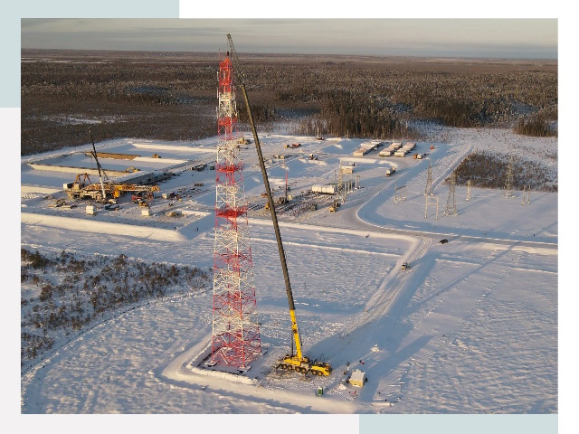 Мачты связи в Кольчугино