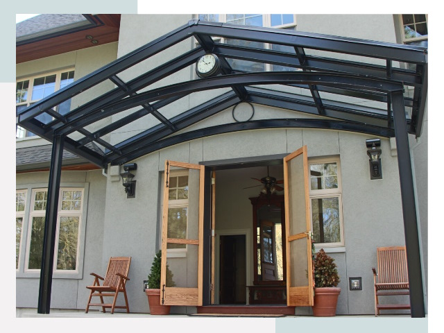 Козырьки металлические в Кольчугино