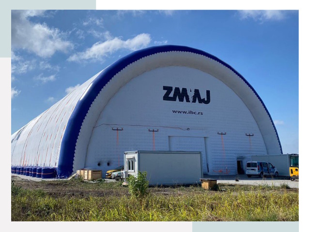 Брендирование ангаров в Кольчугино