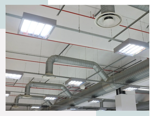 Вентиляция ангаров в Кольчугино