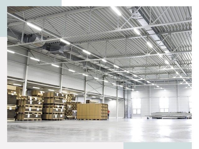 Освещение ангаров в Кольчугино