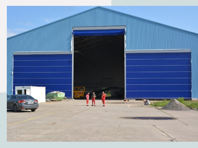 Ангарные ворота в Кольчугино от СтальСтрой-Кль по цене 610 руб.