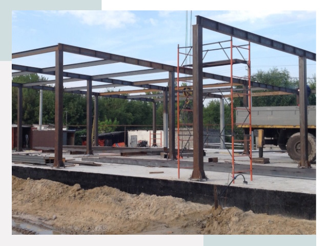 Фундамент для ангаров в Кольчугино