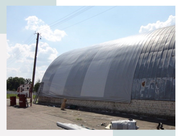 Ремонт ангаров в Кольчугино