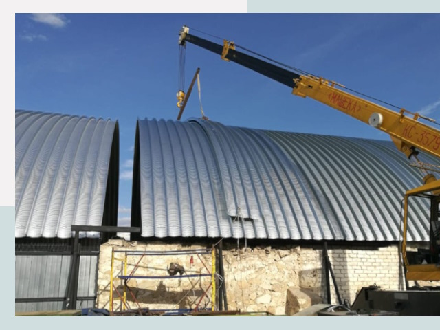 Реконструкция ангаров в Кольчугино от 610 руб.