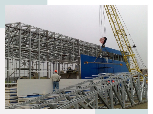 Монтаж ангаров в Кольчугино